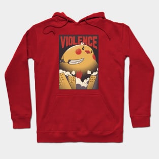 Violence Funny Duck Attack by Tobe Fonseca Hoodie